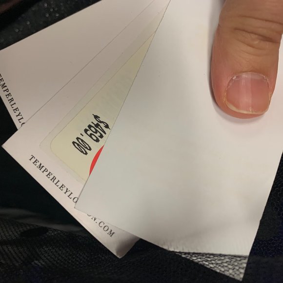 Alice by Temperley Navy & Black Polka Dot Dress - Picture 3 of 4